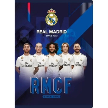 Блокнот REAL MADRID А5, 32 страницы в квадрате.