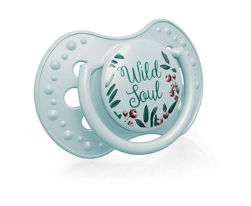 Smoczek silikonowy dynamiczny 6-18m 2 szt Wild Soul Boy Lovi