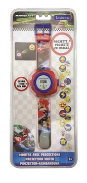12208D4.ZEGAREK PROJEKTOR MARIO KART Z 20 OBRAZAMI DO WYŚWIETLENIA
