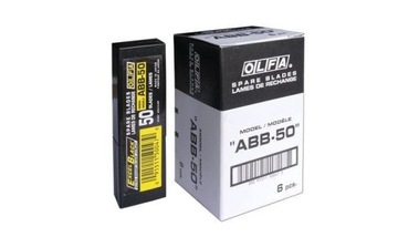 ЛЕЗВИЕ СЕГМЕНТНОЕ 9мм ДЛЯ НОЖЕЙ OLFA ABB - 50 шт.