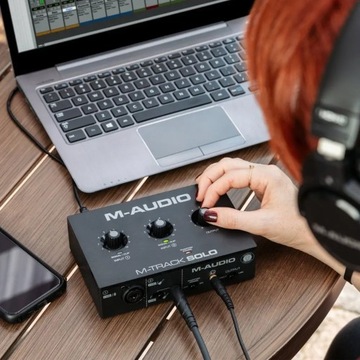 M-Audio M-Track Solo Black Audio Interface