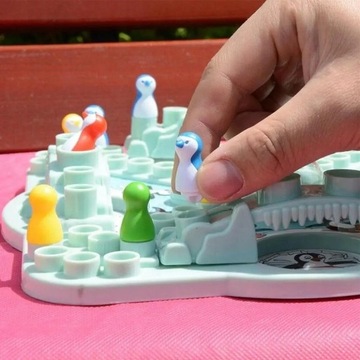 Настольная игра «Гонка пингвинов» для детей, логическая случайная настольная игра