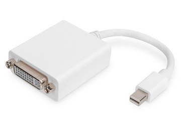 Кабель-переходник miniDisplayPort 1.1a Тип miniDP/DVI-I (24+5), M/F белый 0,15 м