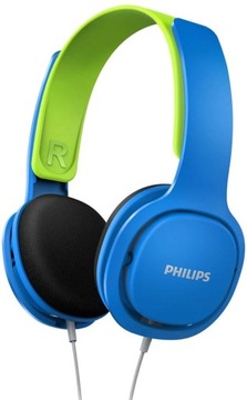 НАКЛОННЫЕ НАУШНИКИ ДЛЯ ДЕТЕЙ PHILIPS SHK2000BL