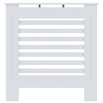 Osłona na kaloryfer, MDF, biała, 78 cm