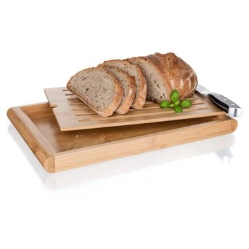 БОЛЬШАЯ РАЗДЕЛОЧНАЯ ДОСКА ДЛЯ ХЛЕБА БАМБУКОВАЯ BREAD Banquet 5650