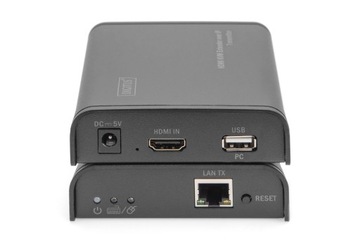 KVM-удлинитель/удлинитель (HDMI+USB) до 120 м по Cat.5e UTP или IP