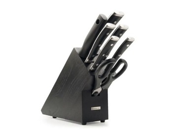 Wüsthof Classic Newset Set в блоке, черный, 7