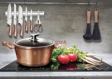 Набор кастрюль Berlinger Haus Metallic Line Rose Gold Edition, 13 предм.