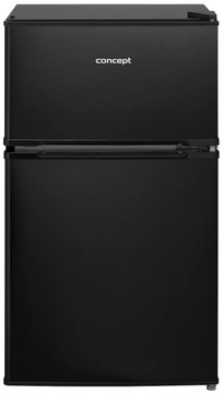 Небольшой двухдверный холодильник с морозильной камерой Black Concept lft2047bc