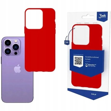 Матовый чехол 3MK для iPhone 14 Pro Max 6,7 дюйма клубника/клубника