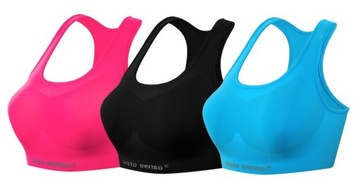[Sesto Senso] Бесшовный спортивный топ для бега [XXS/XS]