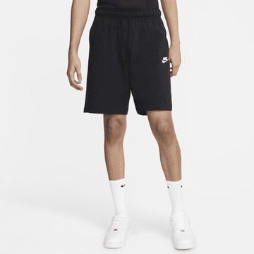 NIKE Spodenki krótkie szorty czarne Nike Sportswear Club Fleece r. M