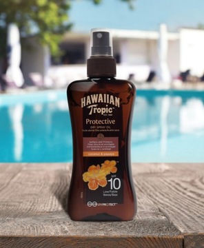 Гавайское тропическое защитное сухое масло SPF10