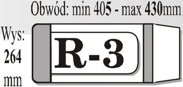 OKŁADKA NA KSIĄŻKI R-3 1 SZTUKA