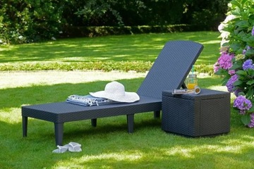 Jaipur Sun Lounger коричневый регулируемый садовый шезлонг