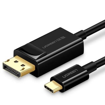 UGREEN КАБЕЛЬ-переходник USB-C К DISPLAYPORT DP FULL HD 4K 60HZ 1,5M