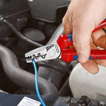 Zaciskarka zagniatarka końcówki kablowe Knipex