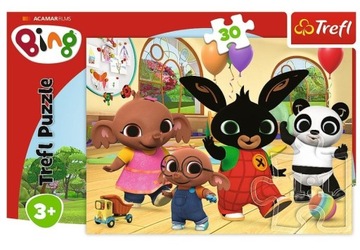 Puzzle Trefl Bing 30 elementów Z bingiem jest wesoło TF18304
