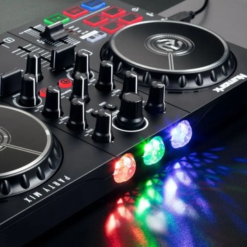 NUMARK PARTY MIX II MKII 2 DJ КОНТРОЛЛЕР СВЕТОДИОДНЫЙ МИКШЕР + SERATO DJ LITE