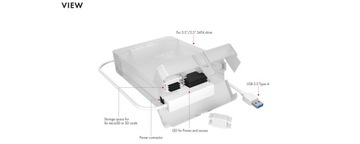 Корпус ICY BOX для привода ICY BOX IB-AC705-6G