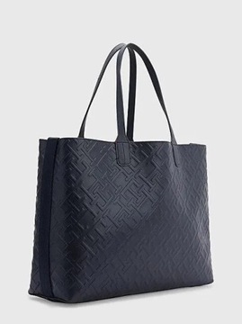 TOMMY HILFIGER TOREBKA DAMSKA TOTE MONO GRANATOWA