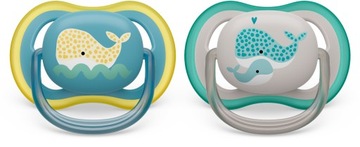 Пустышки AVENT 2 соска-пустышка ultra AIR 18+ м