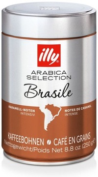 Kawa ziarnista illy Monoarabica Brasile 250g