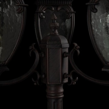 Светильник уличный садовый столб черный 239 см Maytoni