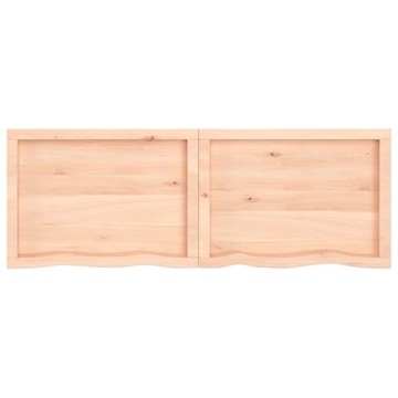 VidaXL Столешница для ванной комнаты, 140x50x6 см, необработанный массив