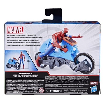 HASBRO MARVEL SPIDERMAN FIGURKA Z MOTOREM WEB CYCLE F5074