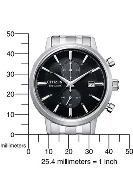 Citizen zegarek męski CA7060-88E stal nierdzewna srebrny