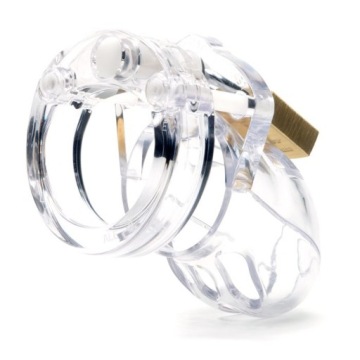 Поликарбонатный пояс целомудрия CB-X Mr Stubb Chastity Cage Clear