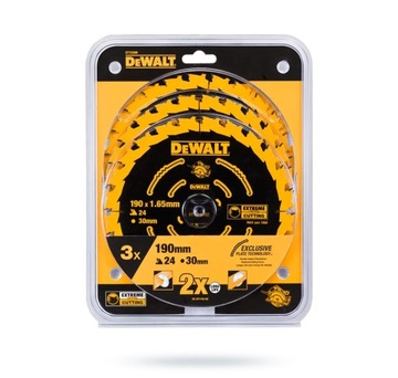 Пильное полотно по дереву DeWalt DT10304-QZ 190x30 мм