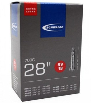 SCHWALBE SV18 Туба ExtraLight 28 105г преста 40мм