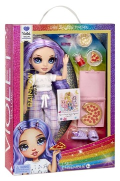 Rainbow High Junior Doll в пижаме, фиолетовая ива