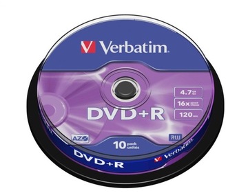 Płyta DVD Verbatim DVD+R 4,7 GB 10 szt.