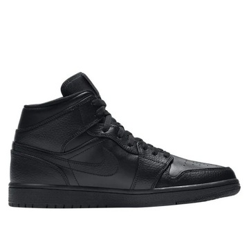 AIR JORDAN 1 MID Black Czarne Obuwie Buty r. 40,5