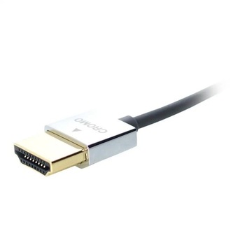 Линди 41675 HDMI 2.0 Slim High Speed ​​Ethernet, Cromo - 3M