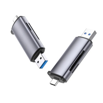 АДАПТЕР UGREEN КАРТРИДЕР USB 3.0 USB-C SD microSD SDHC TF PLUG&PLAY