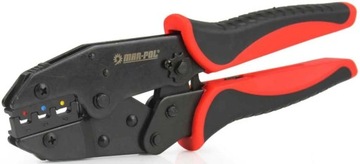 РУЧНОЙ ОБЖИМНЫЙ ИНСТРУМЕНТ 4 в 1 СО СМЕННЫМИ ГОЛОВКАМИ 0,5 мм² - 10 мм² MAR-POL