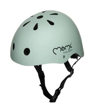 Детский защитный шлем MoMi для самоката 47-58, матовый зеленый