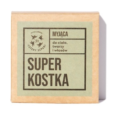 Superkostka myjąca do ciała twarzy i włosów 75gb
