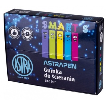 Gumka do ścierania mazania miękka SMART S ASTRA