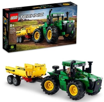 LEGO TECHNIC 42136 TRAKTOR JOHN DEERE 9620R 4WD 8+
