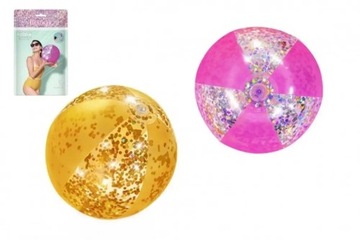 Пляжный мяч с блестками Розовый 41см Bestway 31050