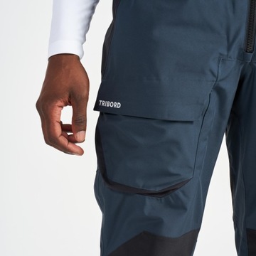 Spodnie żeglarskie męskie Tribord Sailing 500 na szelkach