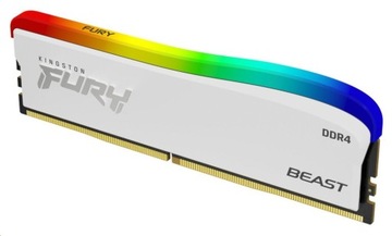 KINGSTON 16 ГБ (2x8 ГБ) DDR4 3200 МГц Fury Beast RGB White, ограниченная серия