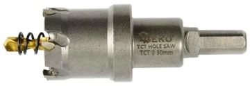 Kpl. otwornic widiowych do metalu z wiertłem tytanowym 10szt. 16-53mm G402