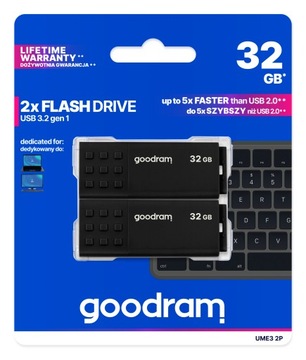 GOODRAM Pendrive UME3 32GB USB 3.0 Czarny